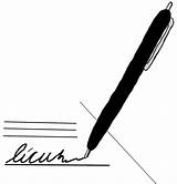 Clipart Autograph Signature Cliparts Library sketch template