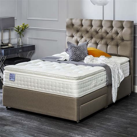 relyon ullswater firm edge pocket king cm  drawer divan set mattress divan sets meubles