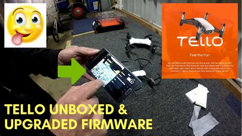 ryze dji tello review unboxed upgraded firmware youtube