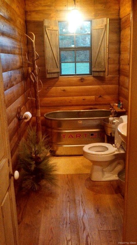 121 small log cabin homes ideas rustic bathrooms cabin