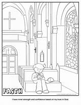 Scout Coloring Cub Faith Pages Crafts Kids sketch template