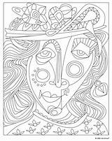 Coloring Pages Picasso Pablo Andrea Cole Getdrawings Polanco Fun sketch template