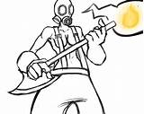 Tf2 Coloring Pages Pyro Template sketch template