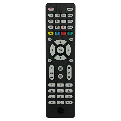 ge  device universal remote control black  walmartcom walmartcom