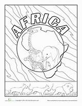 Coloring Afrique Africain Africains Zulu Egipto Africana Galery Continent Ec0 sketch template
