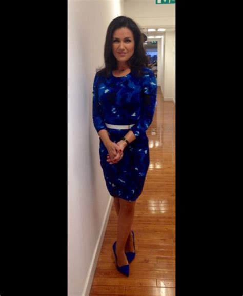 susanna reid spreads christmas cheer in stunning blue dress on good