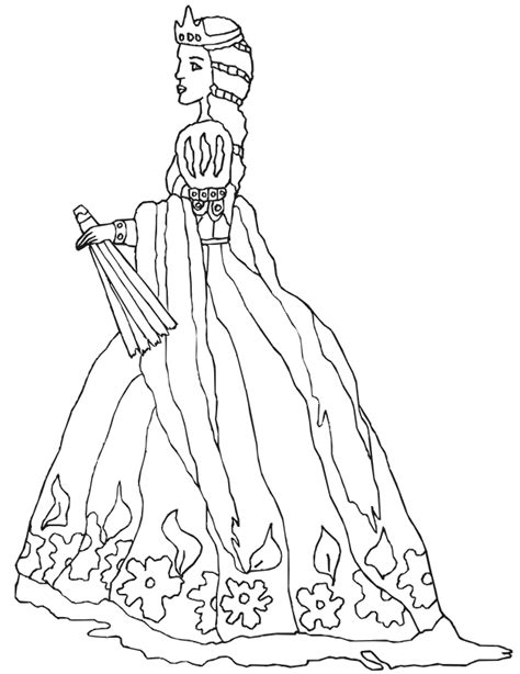 pretty princess coloring pages coloring home