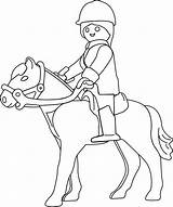 Playmobil Coloriage Coloring Pages Cheval Imprimer Silhouette Dessin Colorier Dessins Printables Gratuit Legos Getcolorings Getdrawings sketch template