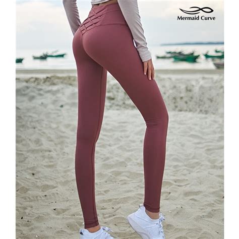 Women Yoga Pants Back Cross Bandage Fitness Sport Leggings