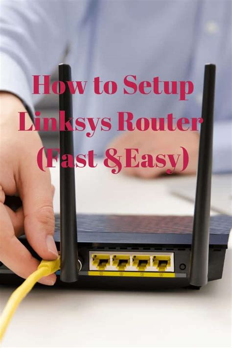 setup linksys router fast easy  audio stores