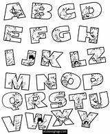 Coloring Alphabet Pages Printable Whole Color Popular sketch template