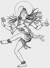 Shiva Hindou Tattoos Mahadev Ellik Dieu Maa Buddhist Goddesses sketch template