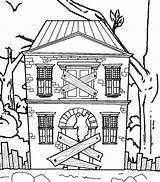 Haunted Spukhaus Malvorlagen Spooky Scribblefun Druckbare Kostenlose Coloringonly sketch template