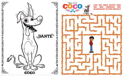 disney pixars coco coloring activity pages simple sojourns
