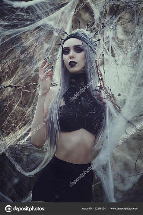 Pale Goth Girl Beautiful Sexy Gothic Girl With Pale Skin