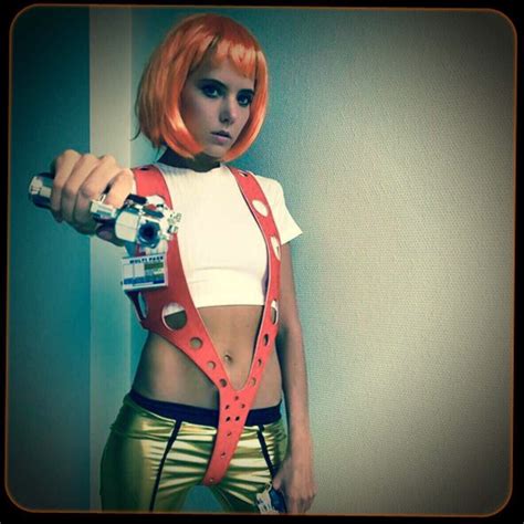 Katya Clover As As Leeloo From Fifth Element Multipass Cosplay