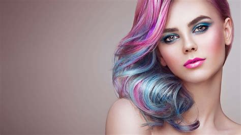 pink blue cute hairstyle picture wallpaperscom