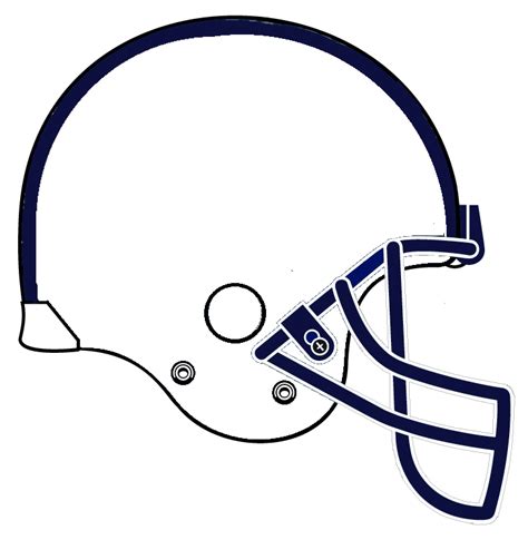 football helmet template clipartsco