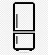 Refrigerator Coloring Clipart Pinclipart sketch template