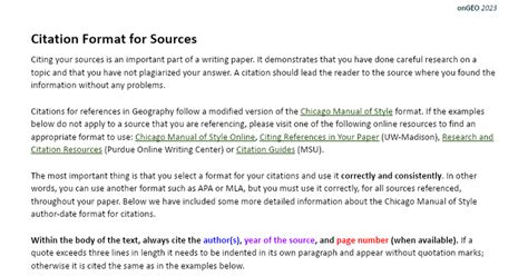 citation format  sources google docs