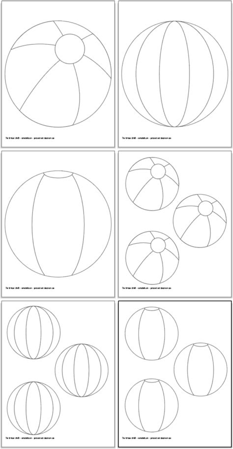 printable beach ball templates beach ball beach ball crafts