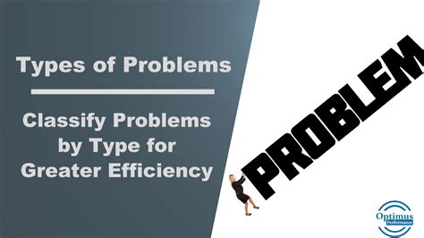 improve problem solving  classifying  type  problem optimus
