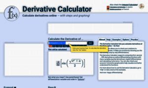 derivative calculatornet derivative calculator  steps