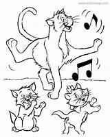 Cats Coloring Pages Singing Dancing Aristocats Xcolorings 653px 77k Resolution Info Type  Size Jpeg sketch template