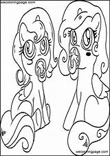 Coloring Little Pony Wecoloringpage sketch template