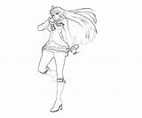 Tekken Emilie Rochefort Character Coloring Pages sketch template