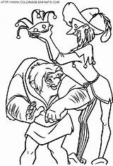 Quasimodo Jorobado Hunchback Dibujos Couronne Roi Corcunda Paginas Planetadibujos Hellokids Bossu Atividades Gratuit Línea sketch template