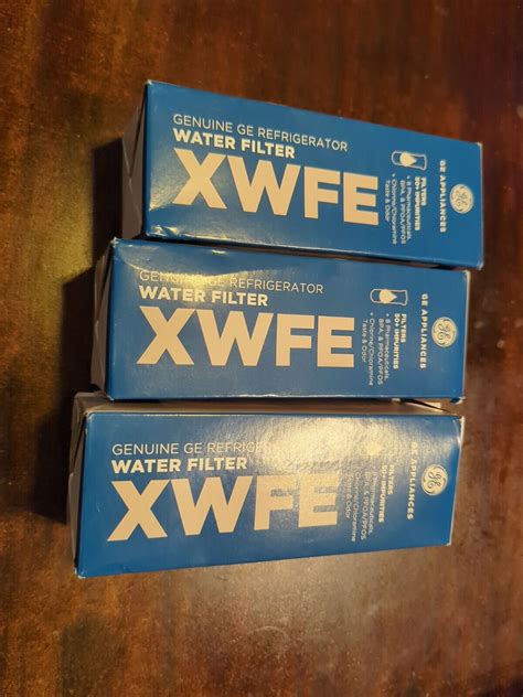 Lot Of 3 Xwfe Ge Refrigerator Water Filter Ebay