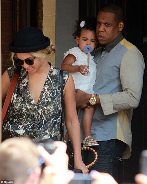 jay z and beyonce s daughter blue ivy furrows her brow