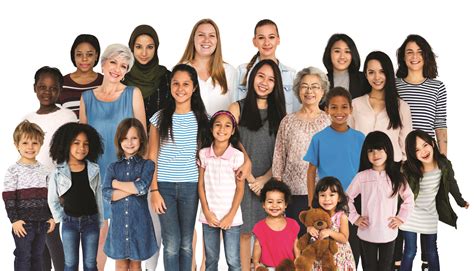 diversity women generation group standing  smilin