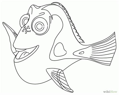 finding dory coloring page coloring home