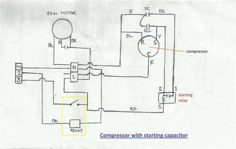 air conditioner compressor wiring diagram   call  ac repair man visit  blog
