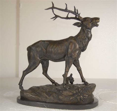bronze scottish stag stags sculpture deer moose