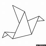 Origami sketch template