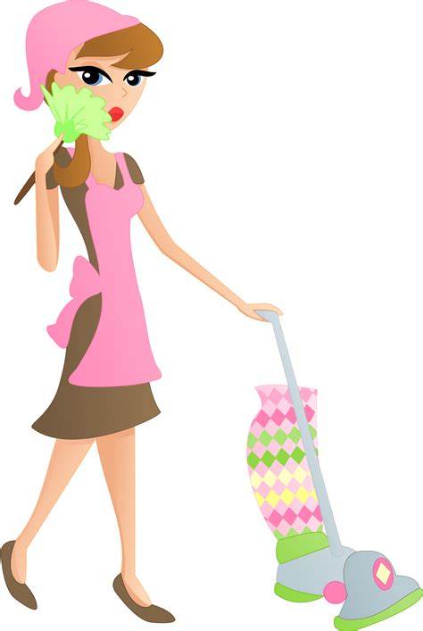 cleaning lady clipart png  logo image