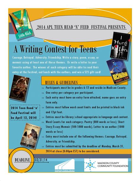 essay writing contests for teens