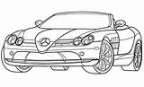 Coloring Luxe Voiture Coloriage Cars Mercedes Used Pages sketch template