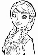 Anna Frozen Coloring Pages Princess Disney Print Color Button Using Grab Otherwise Welcome Size sketch template