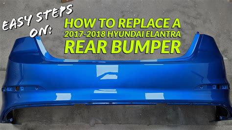 2017 Hyundai Elantra Rear Bumper Replacement Perfect Hyundai