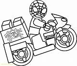 Lego Spiderman Coloring Pages Printable Getcolorings Color sketch template