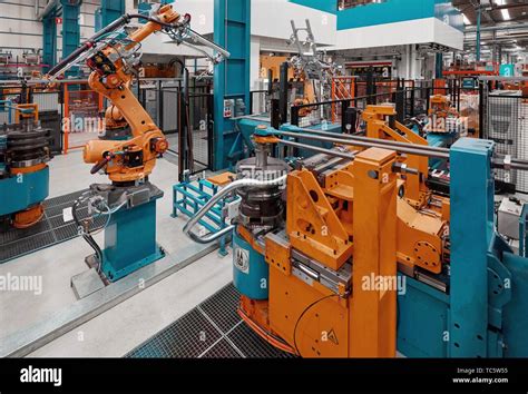 robotic press auto parts manufacturing gipuzkoa basque country spain stock photo alamy