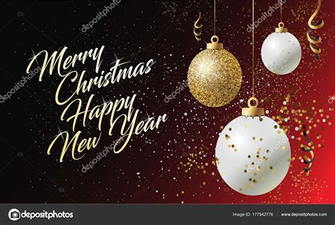2018 merry christmas happy new year card greeting winter