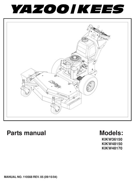 yazookees kikw parts manual   manualslib