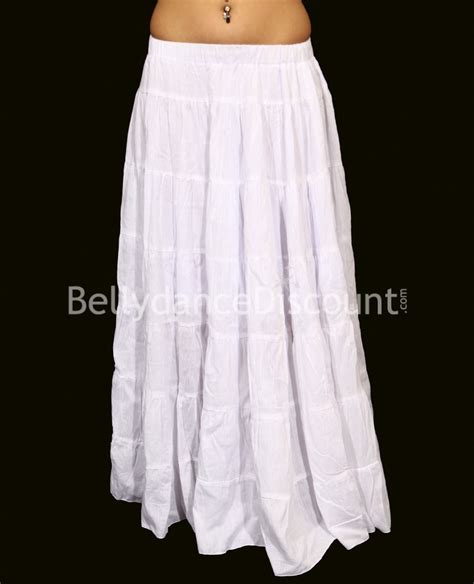 White Belly Dance Skirt 29 90