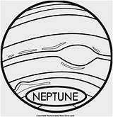 Jupiter Printable Planet sketch template