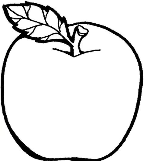 apple coloring pages  large images  therapy pinterest